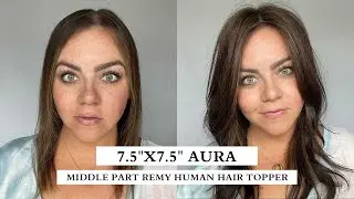 How to Make a Skin Hair Topper Blend with Your Bio Hair More Naturally | Aura topper from UniWigs