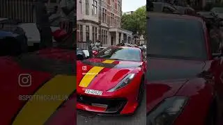 Only 30 seconds at Mount Street London. #porsche #gt3rs #ferrari #competizione #mclaren #v12