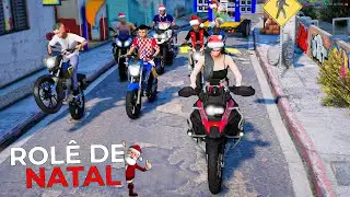 ROLE DE NATAL COM MEUS AMIGOS no GTA 5 O FILME