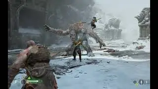 KROTOS vs King Kong Boss Fight in GOD OF WAR ||