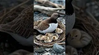 How Ruddy Turnstone Babies Rest Among the Pebbles #ruddy #ducks #birds #birdnest #nature #wildlife