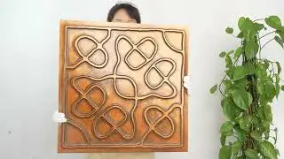PL28 archaic copper faux tin ceiling tiles video