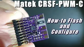 Как выполнить сквозную прошивку Betaflight и настроить Matek CRSF-PWM-C для Express LRS