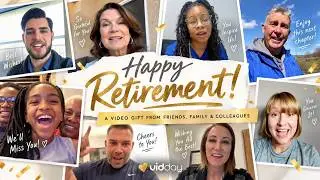 Retirement Video Gift Example &ndash; Heartfelt Farewell Tribute | VidDay