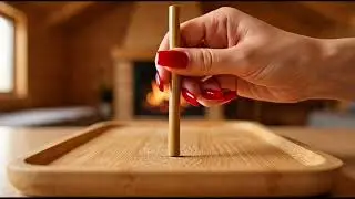9H Cozy Cabin Wooden Material ASMR &bull; Bamboo, Blocks & Natural Textures (No Talking)