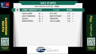 Sydney University 1st v Randwick Petersham 1st