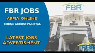 Job in FBR,New jobs in Federal Board of Revenue,New jobs