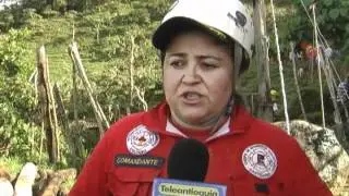 Deslizamiento de tierra en la vereda el Roble de Granada