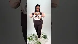 Макси памучен екип с акцент пухкаво мече в големи размери от Gazela.bg
