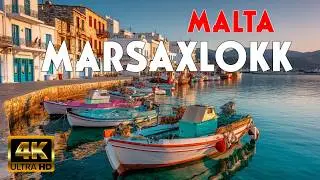 Марсашлокк 🇲🇹 4K МАЛЬТА | Где каждая лодка &mdash; шедевр