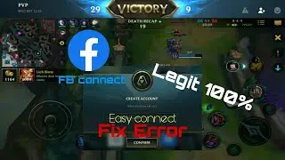 LOL WILD RIFT FB CONNECT EASY STEP BY STEP(FIX ERROR).