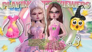 PLAYING THE NEW WICKED UPDATE IN DRESS TO IMPRESS WITH VIEWERS!!! (ROBLOX)