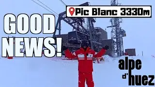 Good new about the Pic Blanc opening! #alpedhuez #picblanc