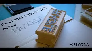 Custom stamp made on a CNC machine - Keiyosa - StoneyCNC - UCCNC