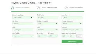 How to fill in an online loan application form