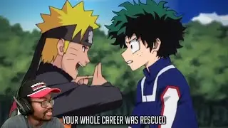 DEKU VS NARUTO RAP BATTLE | RUSTAGE ft None Like Joshua Reaction