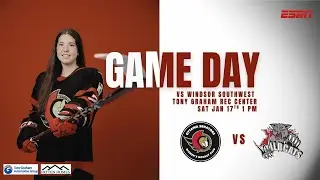 2026/01/17 - 1:00 PM : Ottawa Senators WHC  vs  Windsor Southwest  (OWHA U22 Elite - Regular Season)