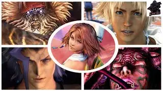 Final Fantasy X HD Remaster - All Bosses With Cutscenes