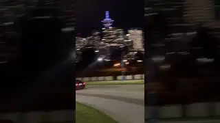 BMW M SPEEDING DOWN HILL FLY BY