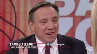Fran&ccedil;ois Legault &agrave; Bazzo.tv