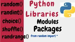 Python Modules Packages and Library | Computer Science Class 12 CBSE - Random Function Random Module