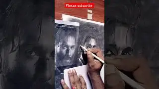 Bloody Daddy poster🔥#shaidkapoor #art #sketch #ytshorts #drawing