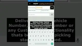 Picking & Dispatch Verification Module