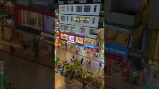 Gangtok  Mg Marg evening view 🌸#shortsvideo #sikkim #vlog #evening #times #views