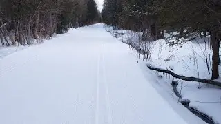 Horseshoe Valley Loop Fast Classic XC SKI. Trails: Loop6, Forest Loop, Patrollers Hill.