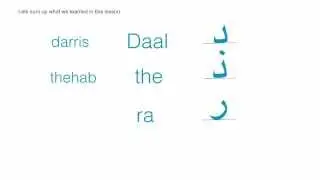 Arabic Alphabet Pronoucation & Arabic Alphabets - Part 3
