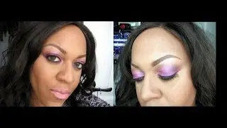 Spring eye look - Pink and Purple E/S
