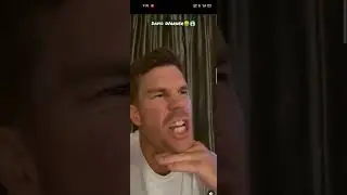 David Warner on Bollywood dialogue🤩😍😱... #davidwarner #warner #shorts #trending