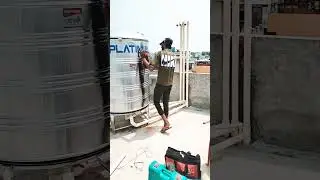 steel water tank installation