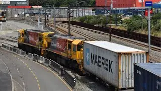 DC 4594 & DFB 7322 with Train 263 arriving into Wellington (HD)