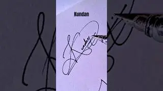 Kundan signature ❣️😮🖋️🥀#hncreation #viral #signature #art #calligraphy #song