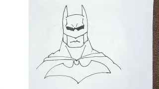 How to Draw Batman very easy 