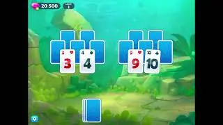 Fishdom Solitaire Level 1 - 🐠 ♣️ ♦️ Gameplay