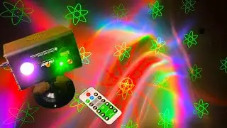 Лазерно-светодиодный проектор ESHINY Aurora RG с 64 узорами X64RG
