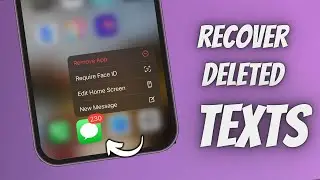 Recover Deleted Text Messages in iPhone