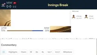 🔴LIVE -UP Womens vs MI Womens WPL 2026 9th Match | Cricket Live Score & Commentary, UP vs MI Liv