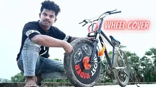 Wheel cover for bike under ₹200 | Wheel Cover For Modified cycle😈