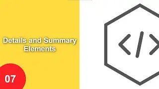 07  HTML Details and Summary Elements | Single Page Navigation | HTML
