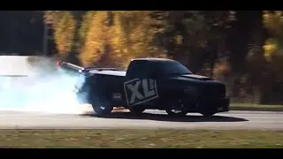 XL-Bygg / PBZ Supercharged Dodge Ram SRT-10 Drifting with Alx Danielsson