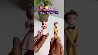 Couple Toy Cake Topper 👩&zwj;❤️&zwj;👨 #thebakingtools #baker #baking
