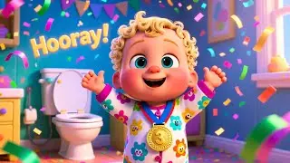 Baby Pottytime Giggles 🚽😄 Fun Toddler Song | Learn Daily Routine with Baby
