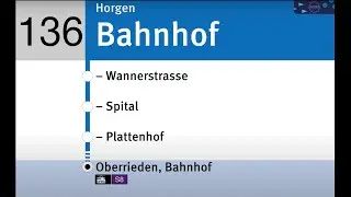 SZU Ansagen &raquo; 136 Horgen, Bahnhof &mdash; Oberrieden, Bahnhof | Zimmerbergbus | SLBahnen
