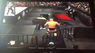 Wwe 13 crowd glitch w/commentary