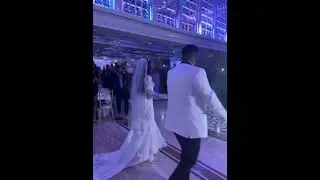 Guyanese wedding in Jericho Terrace hall making a beautiful entrance to the well dressed reception