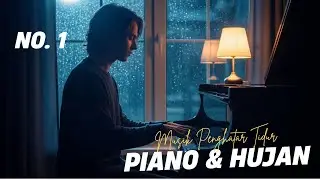 Instrumen Piano dan Hujan Penghantar Tidur