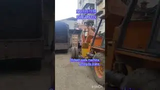30 bpm soda machine lifting by crane, High quality heavy machine, soda machine manufacturer Pune